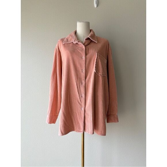 Cambridge country corduroy button front long sleeve - Picture 2 of 5